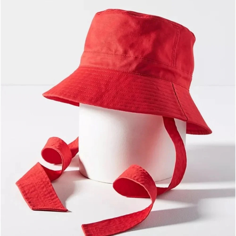 COPY - Anthropologie Red Bow Tie Bucket Hat